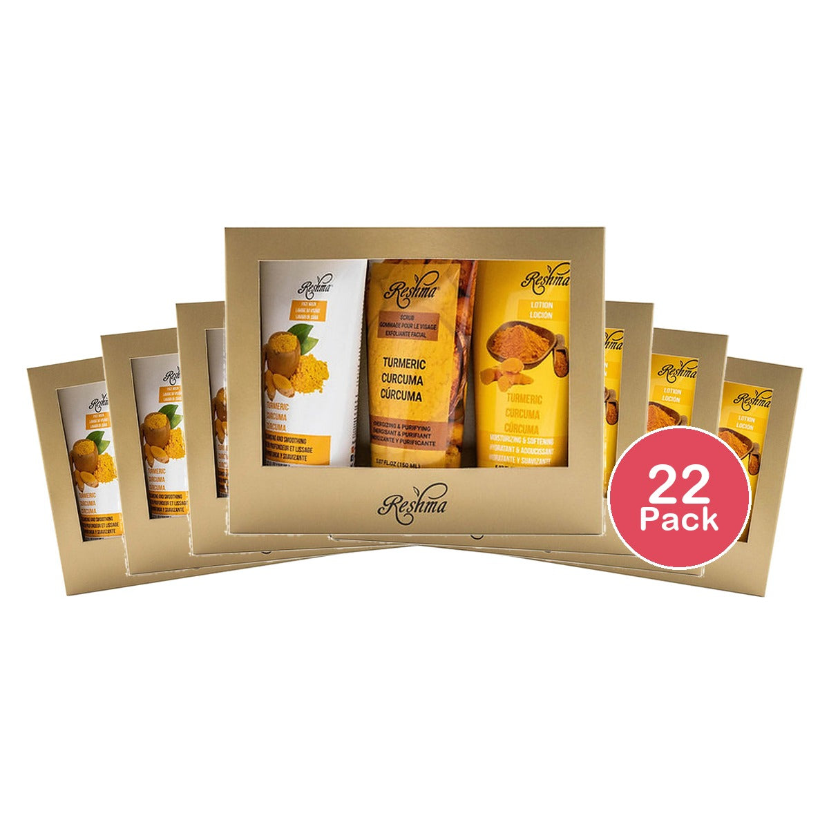 Reshma Turmeric Face Gift Box (Pack of 22)