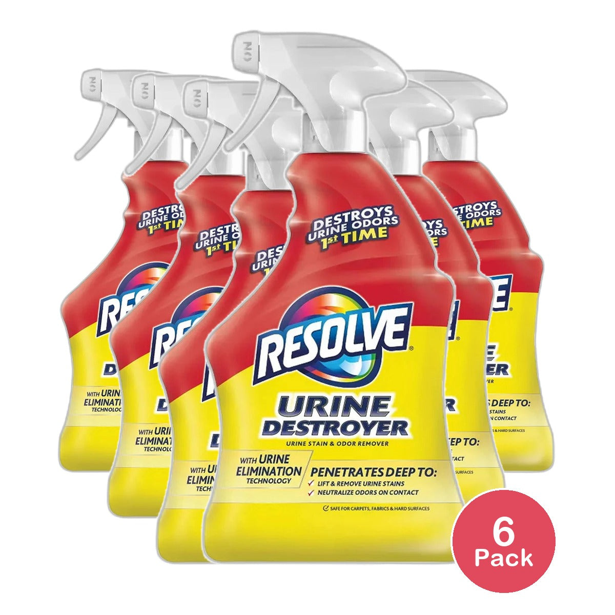 Resolve Pet Stain Urine Destroyer 32Oz (Pack of 6)