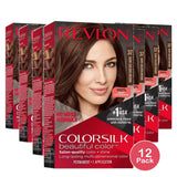 Revlon Colorsilk Beautiful Color Long Lasting Permanent Hair Color 037 Dark Golden Brown 4.4oz (Pack of 12)