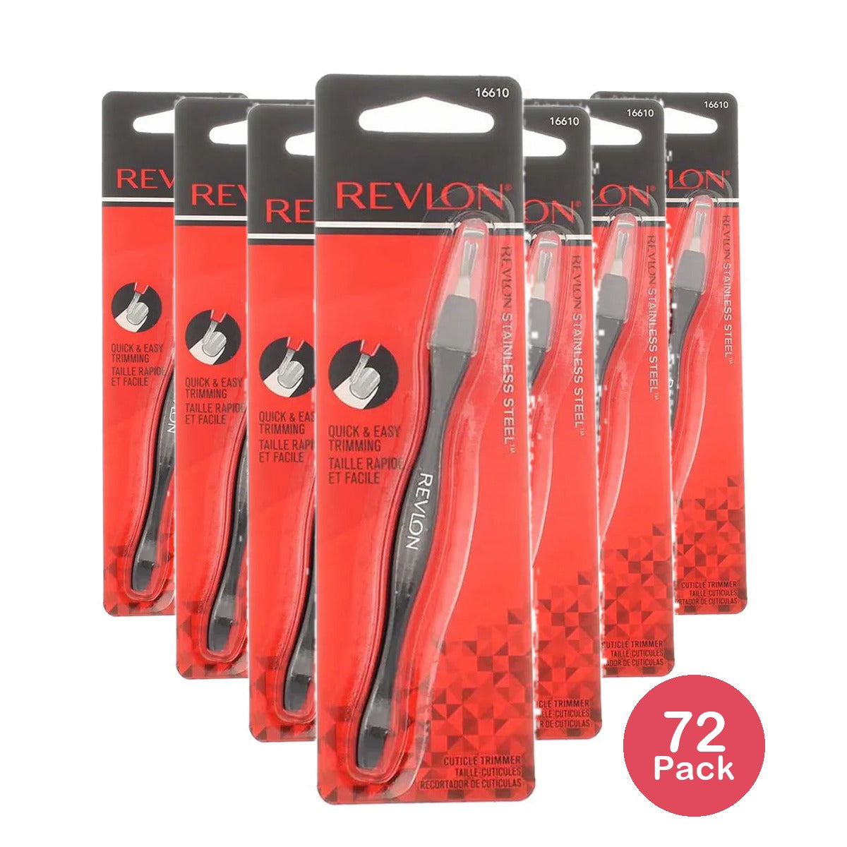 Revlon Deluxe Cuticle Trimmer With Cap 0.16Oz (Pack Of 72)