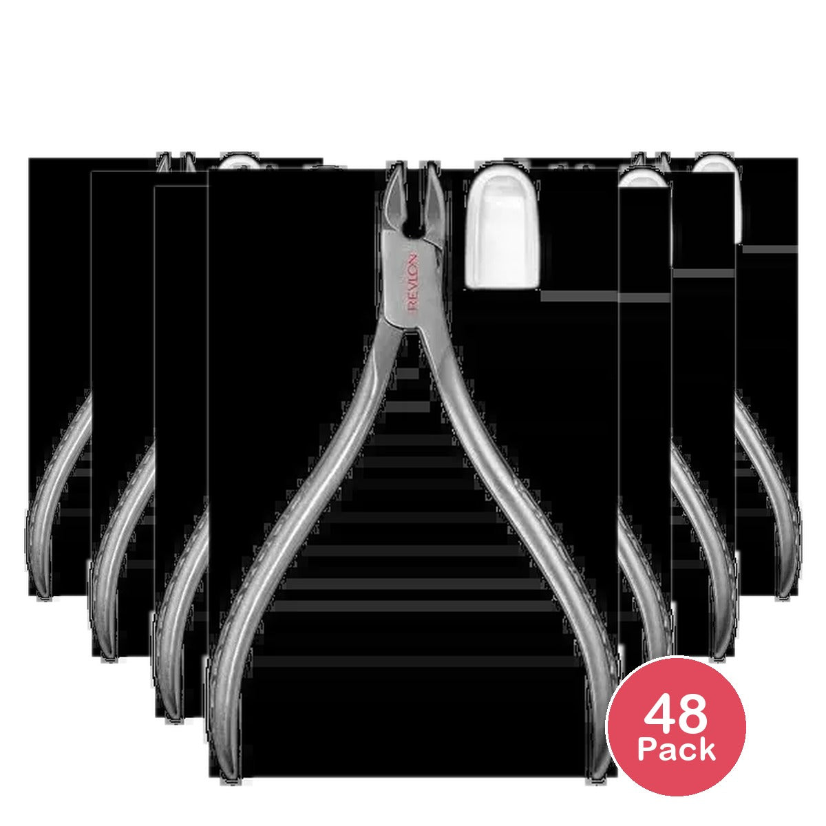 Revlon Full Jaw Cuticle Trimmer Cuticle Tool Made With Stainless Steel and High Precision Blade Easy to Squeeze Spring 1 count 0.8oz (Pack of 48)