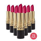 Revlon Super Lustrous Cream Lipstick Cherries In The Snow #44 0.15Oz (Pack Of 72)
