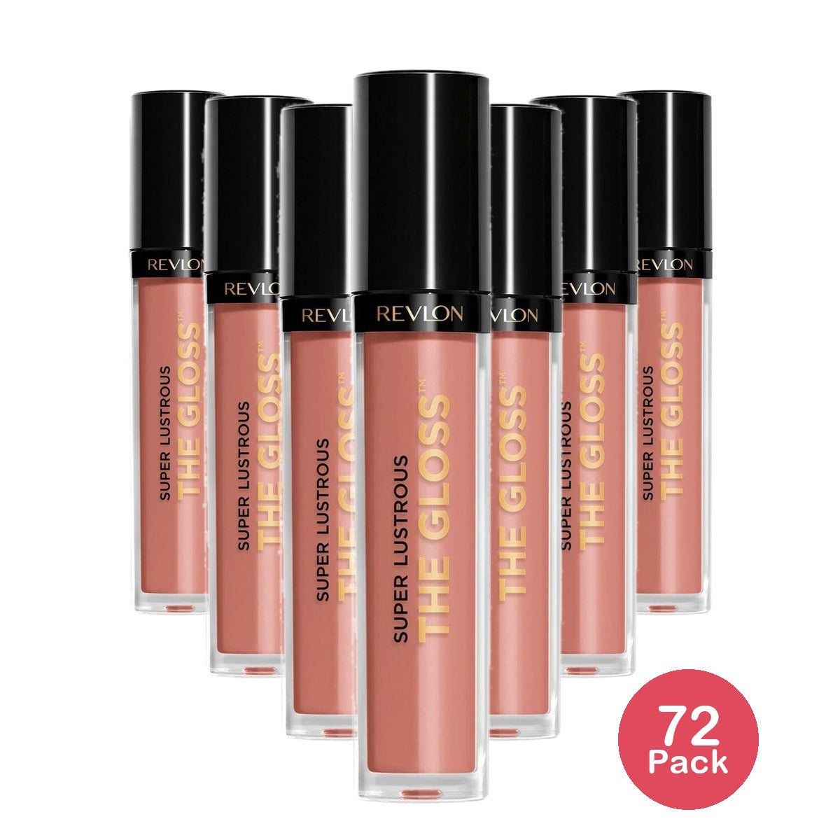 Revlon Super Lustrous Lip Gloss 0.13 Oz (Pack of 72)
