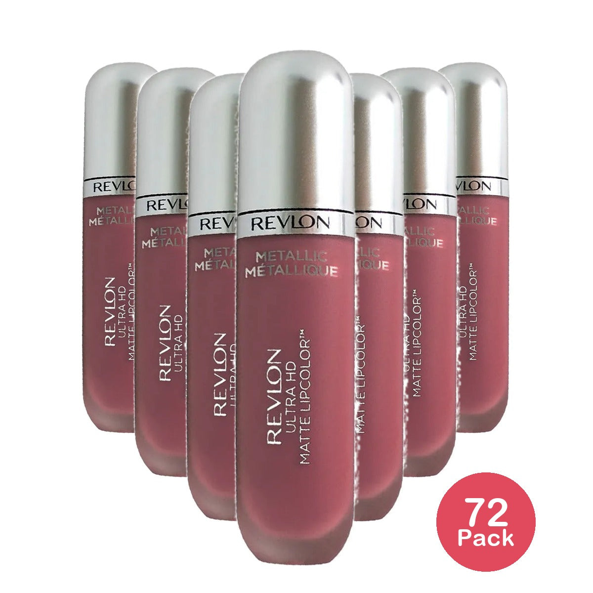 Revlon Ultra Hd Metallic Matte Liquid Lipcolor Glam 0.2Oz (Pack Of 72)