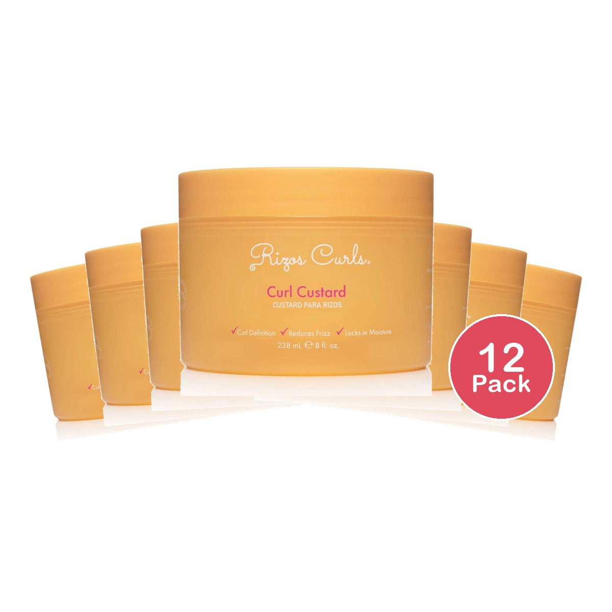 Rizos Curls Curl Custard 8 Oz (Pack of 12)