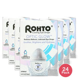 Rohto Optic Glow Redness Reliever Cooling Eye Drops 13 Ml 0.4Oz (Pack Of 24)