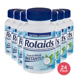 Rolaids Extra Strength Antacid Chewable Tablets Mint 0.55Oz (Pack Of 24)