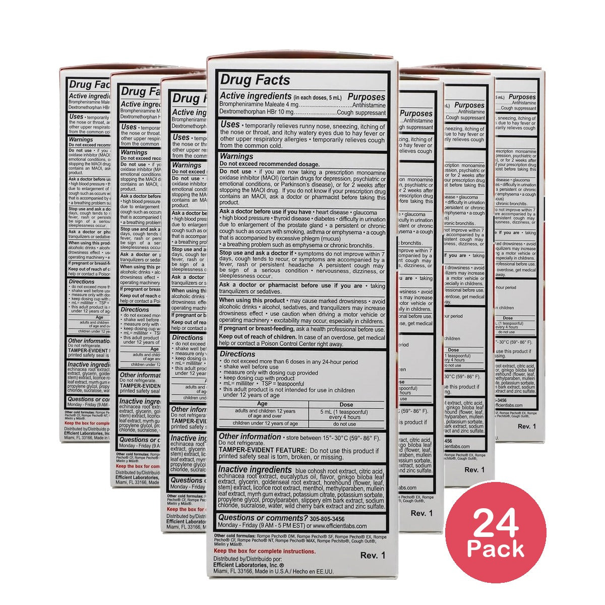 Rompe Pecho FLU 6 oz (Pack of 24)