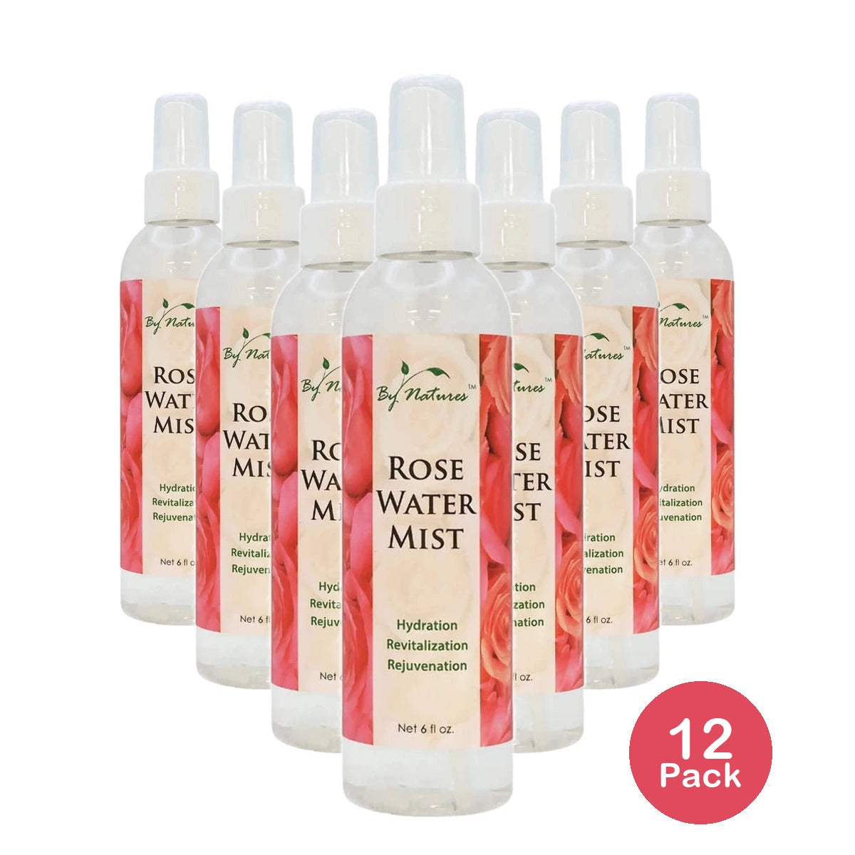 Rose Water Mist (6 Oz) By By Natures (BYN48101) Beauty Supply Products (Pack of 12)