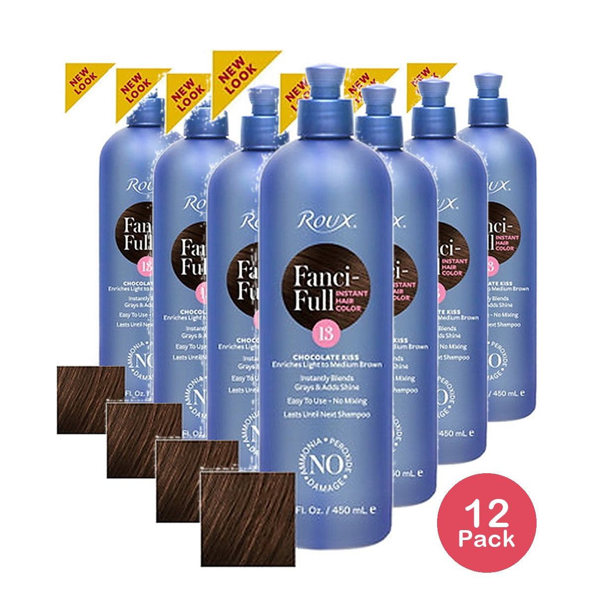 Roux Fanci-Full Rinse 13 Chocolate Kiss 15.2 Oz (Pack of 12)