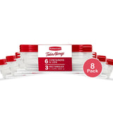 Rubbermaid TakeAlongs 4-Cup Rectangle Containers (Pack of 8)