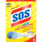 Clorox S.O.S Steel Wool Soap Reusable Pads 8oz (Pack of 12)