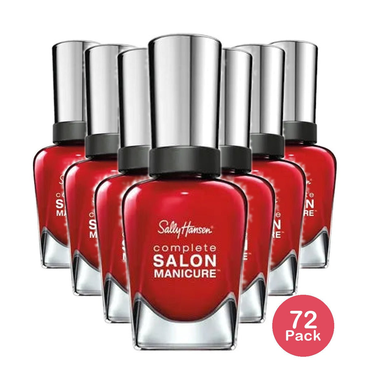 Sally Hansen Complete Salon Manicure Nail Polish Red My Lips 0.5Oz (Pack of 72)