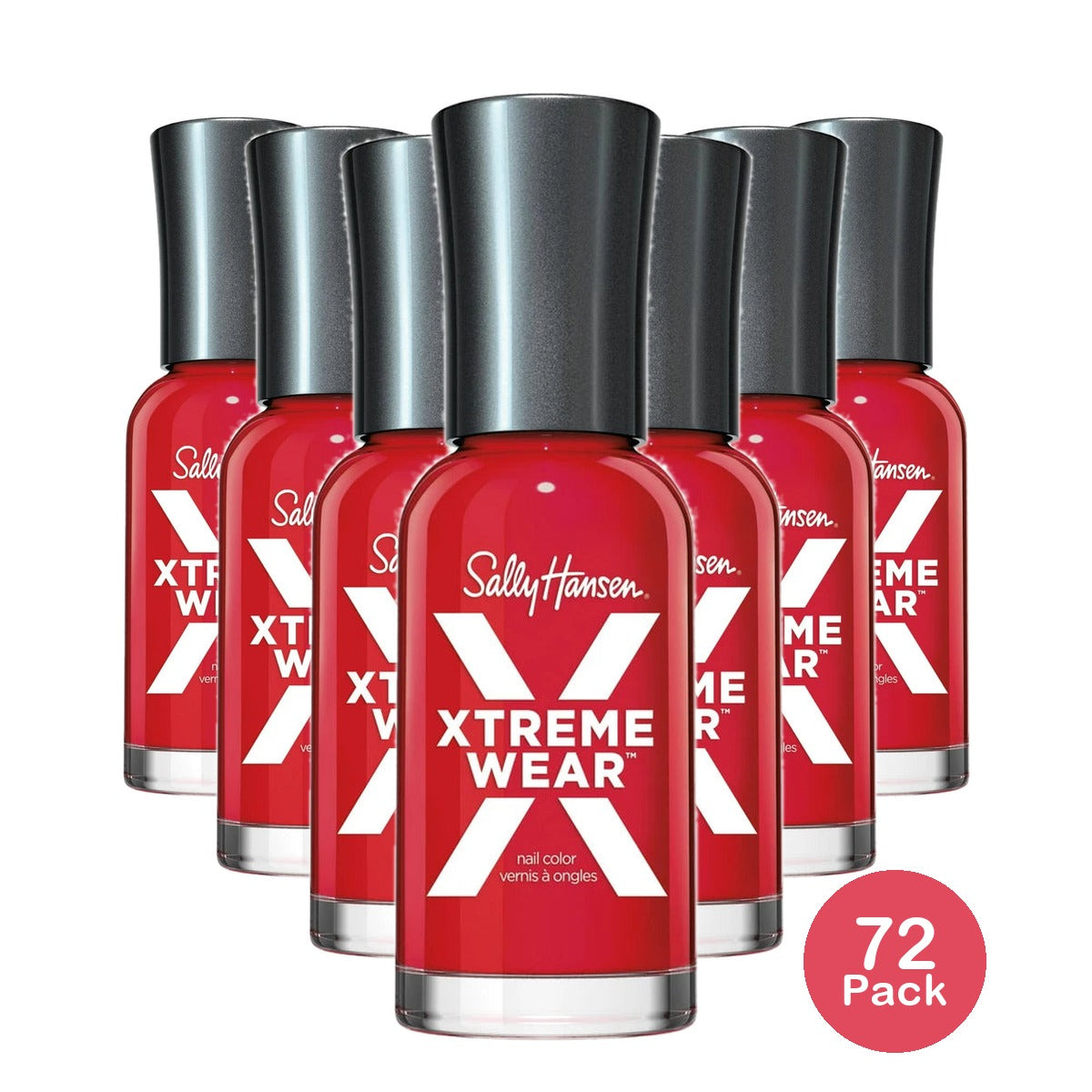 Sally Hansen Hard as Nails Xtreme Wear Nail Color, Pucker Up, 0.4 fl oz (Pack of 72)