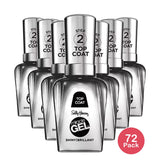 Sally Hansen Miracle Gel Nail Polish Lacquer Shiny Top Coat 0.5 fl oz (Pack of 72)