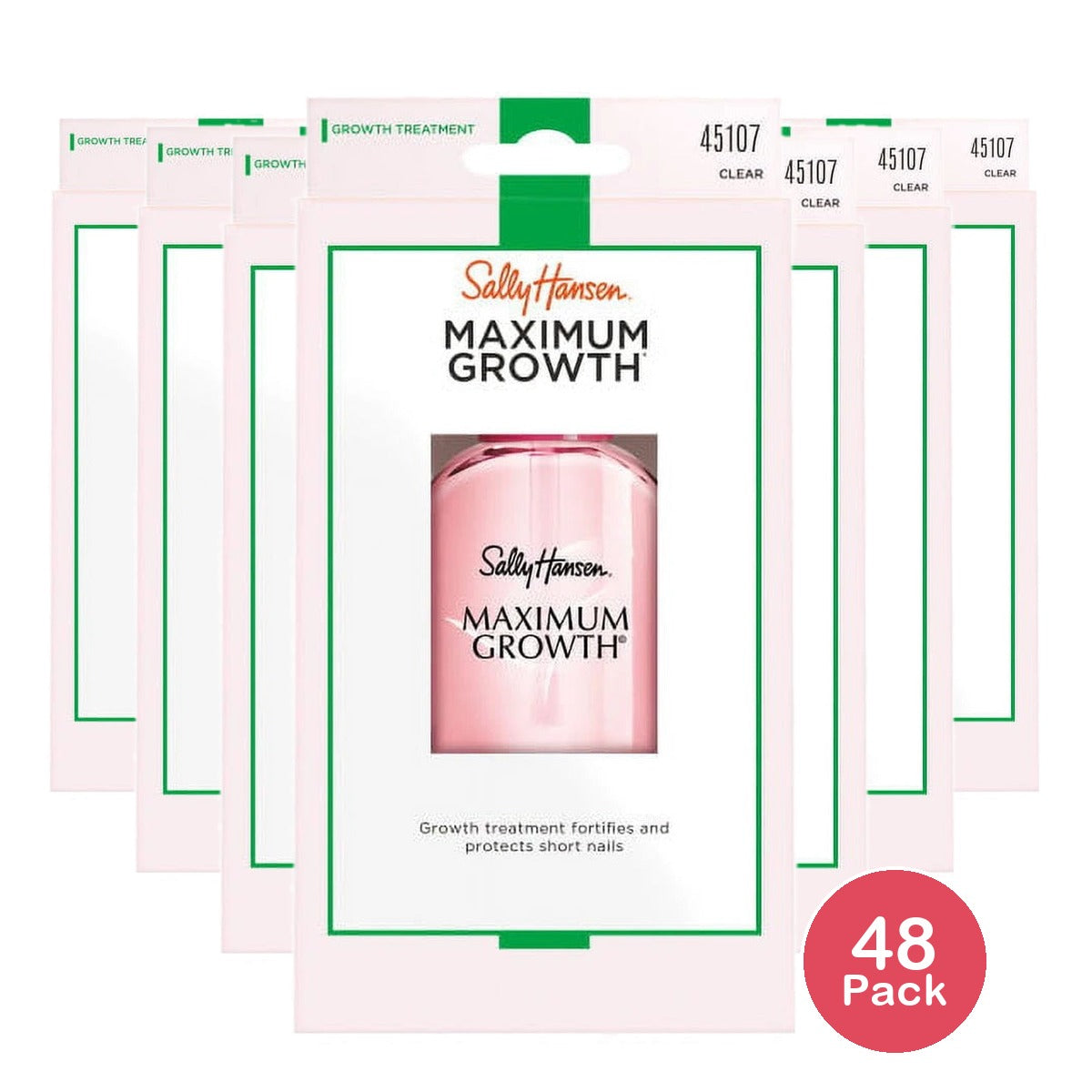 Sally Hansen Nail Treatment 45107 Maximum Growth - 0.45 fl Oz (Pack of 48)