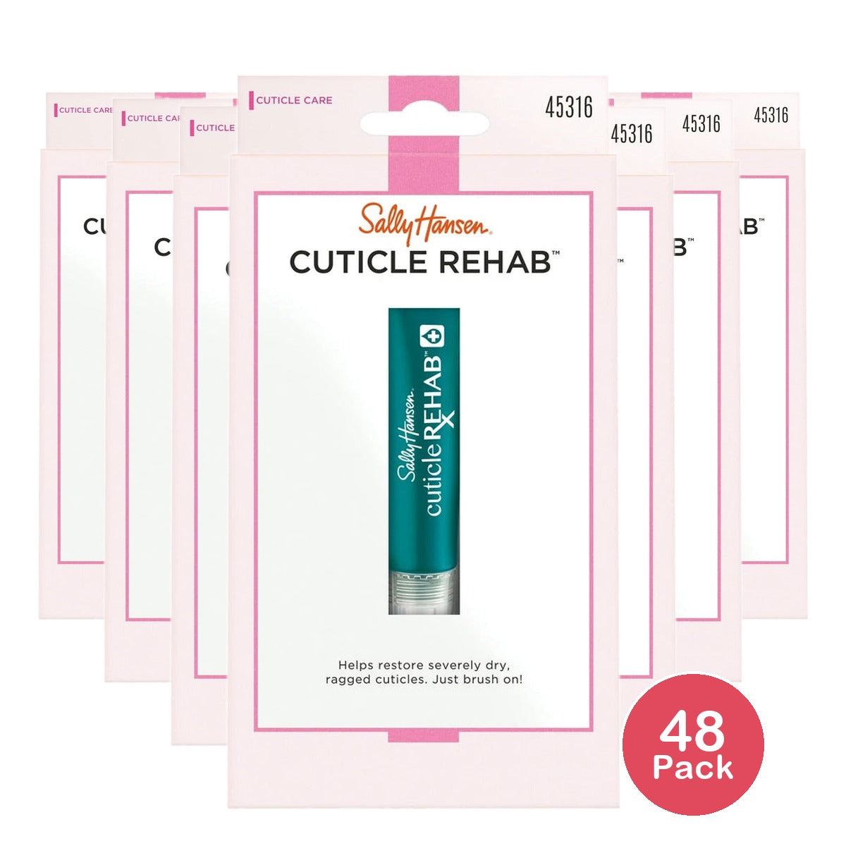 Sally Hansen Nail Treatment 45316 Cuticle Rehab - 0.29 Fl Oz (Pack Of 48)
