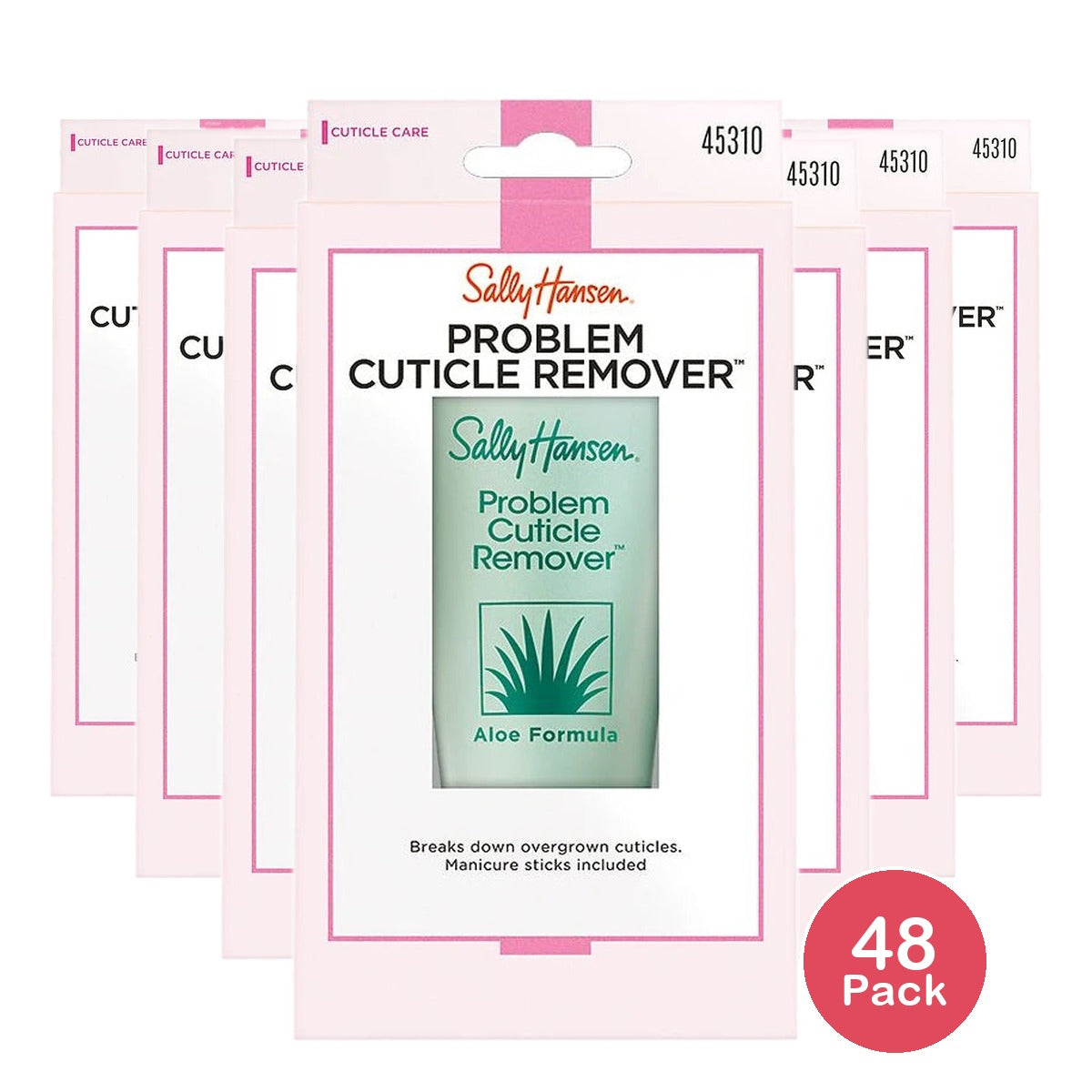 Sally Hansen Problem Cuticle Remover™ Eliminate Thick & Overgrown Cuticles 1 Oz (Pack of 48)