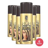 Salon Grafix High Beams Intense Temporary Spray - Brown Black 2.7 oz Hair Colo (Pack of 6)