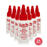 Salon Pro Hair Bonding Glue 1 oz White (Pack of 24)