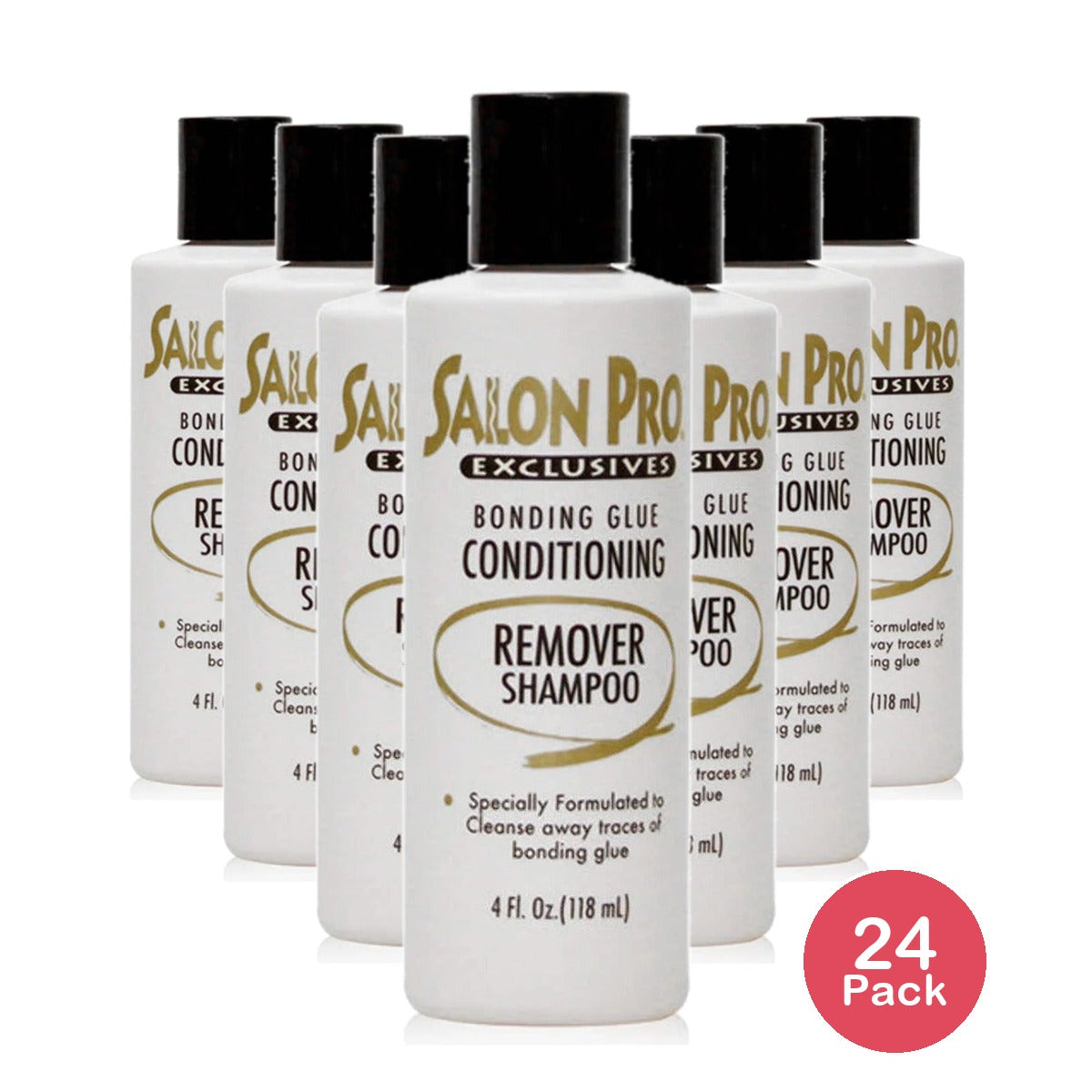 SalonPro Bonding Glue Remover Shampoo 4 Oz (Pack of 24)