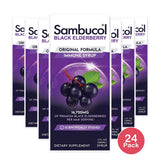Sambucol Black Elderberry Vegan Immune Support Syrup - 4 fl Oz (Pack of 24)