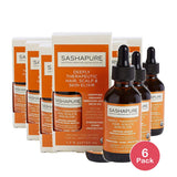 Sashapure Deeply Therapeutic Hair Scalp & Skin Elixir 1.7 Oz (Pack of 6)