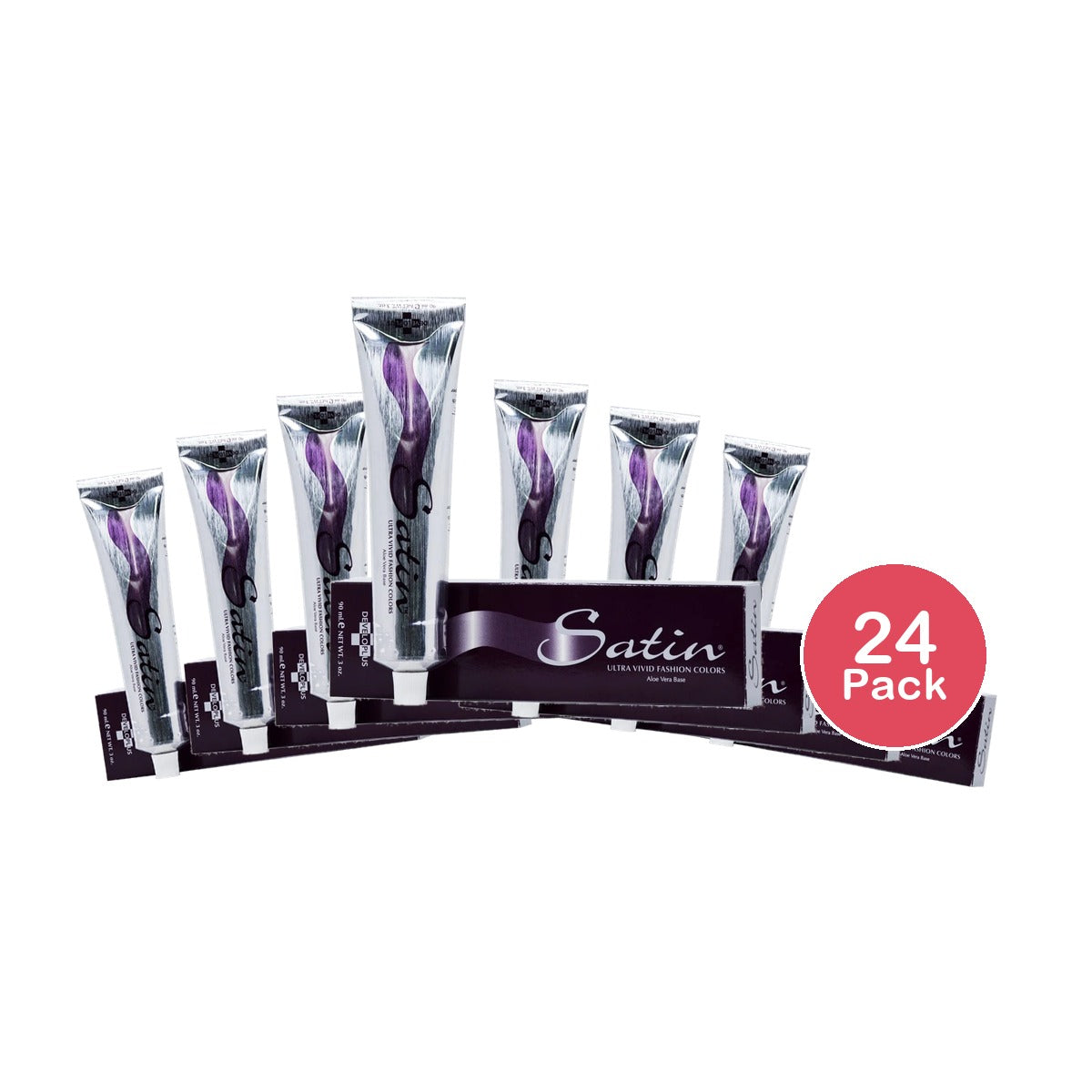 Satin Hair Color Ash Series Dark Ash Blonde 6A Permanent Hair Dye 3 Oz (Pack of 24)