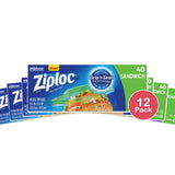 SC Johnson Resealable Sandwich Bags 6.5 x 5.88 In (Pack of 12)