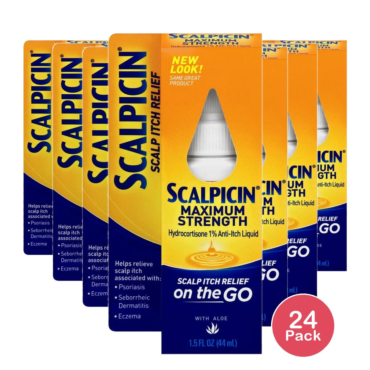 Scalpicin Max Strength Scalp Itch Treatment 1.5 Oz (Pack of 24)