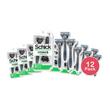 Schick Hydro 5 Ultimate Comfort Mens Disposable Razors Set 2.8oz (Pack of 12)