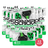Schick Xtreme 3 Sensitive Skin Triple Blade Disposable Razor 1.4oz (Pack of 12)