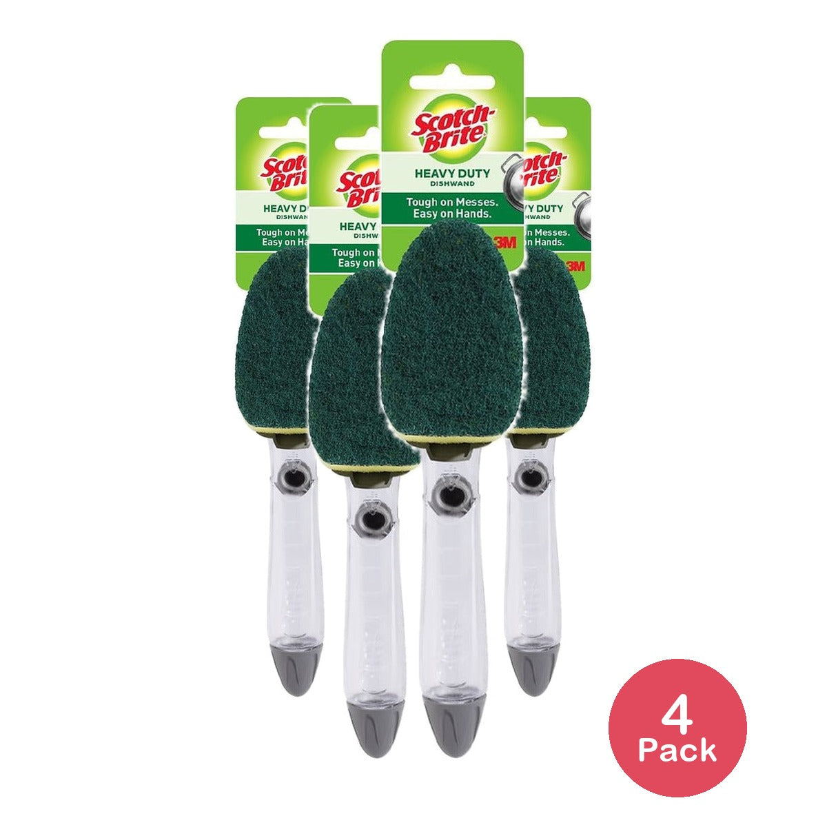 Scotch-Brite Heavy Duty Dishwand 1 Ct (Pack of 4)