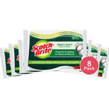 Scotch-Brite Heavy Duty Scrub Sponges 1.7 Lb (Pack of 8)