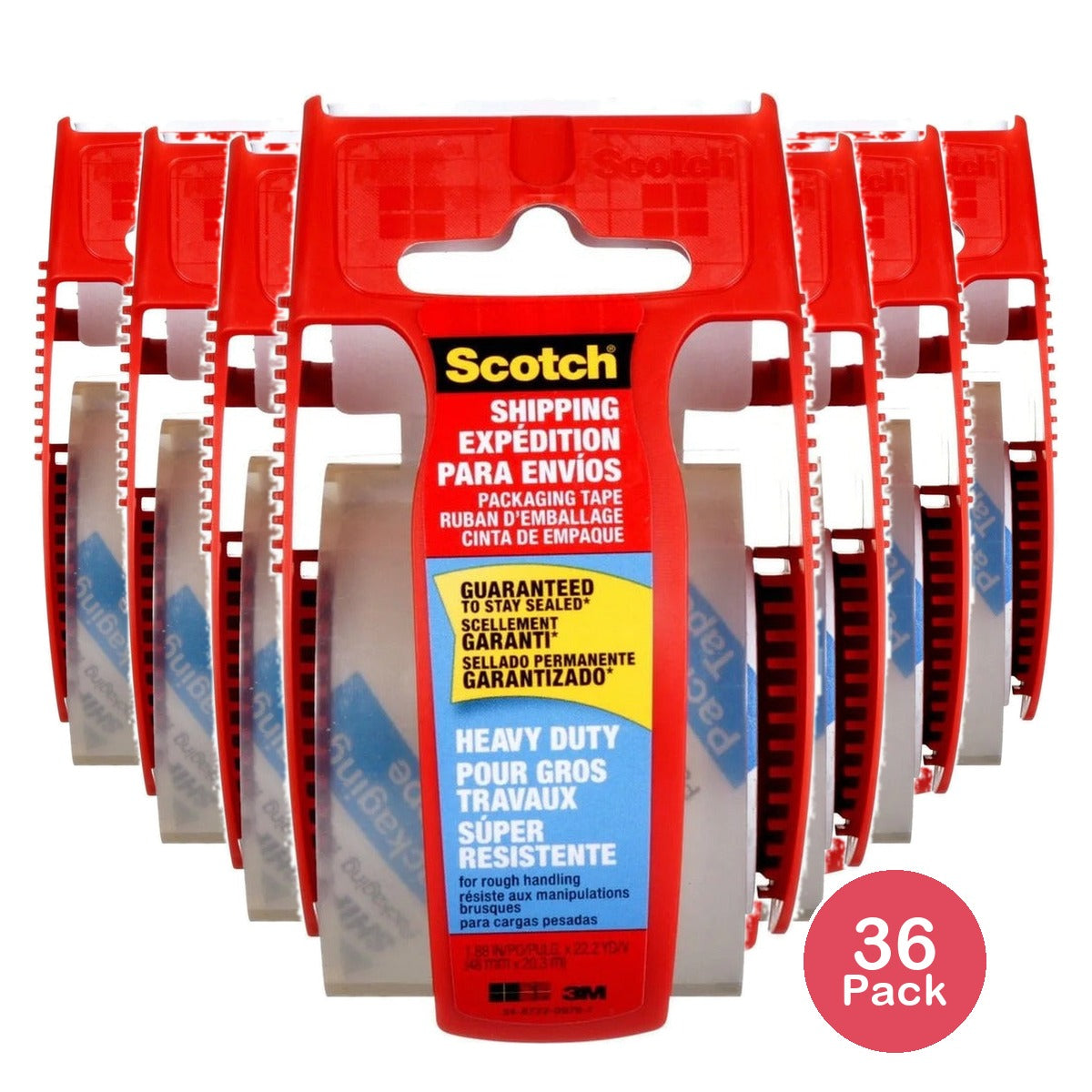 Scotch Heavy Duty Shipping Tape 1.88 In (Pack of 36)