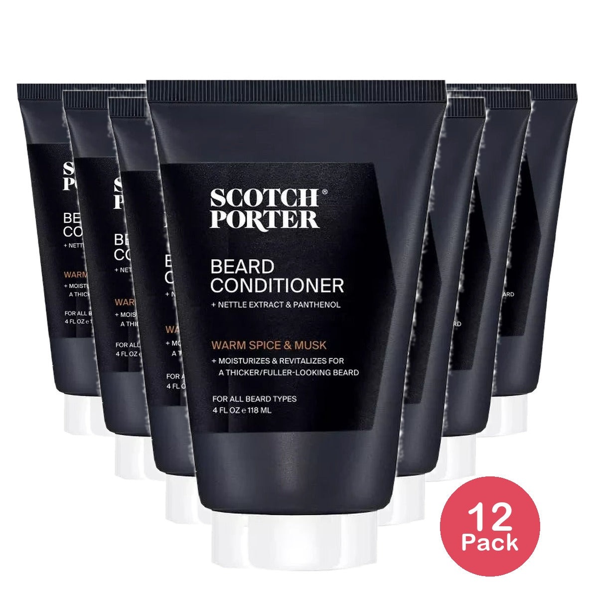 Scotch Porter- Hydrate & Nourish Beard Conditioner – 4 fl oz (Pack of 12)