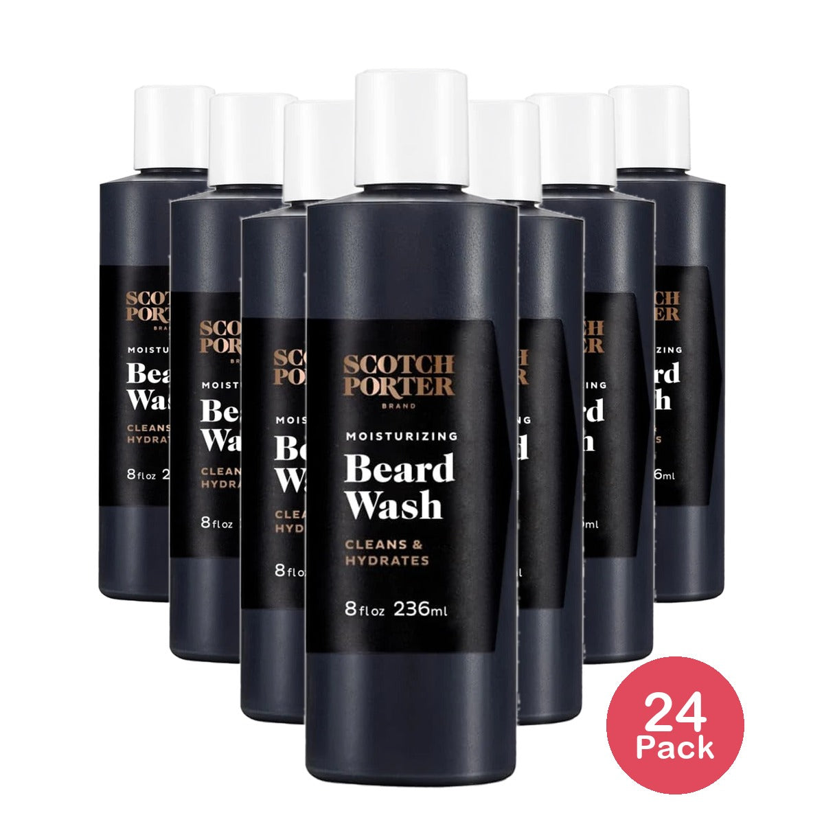 Scotch Porter Moisturizing Beard Wash 8. Oz (Pack of 24)