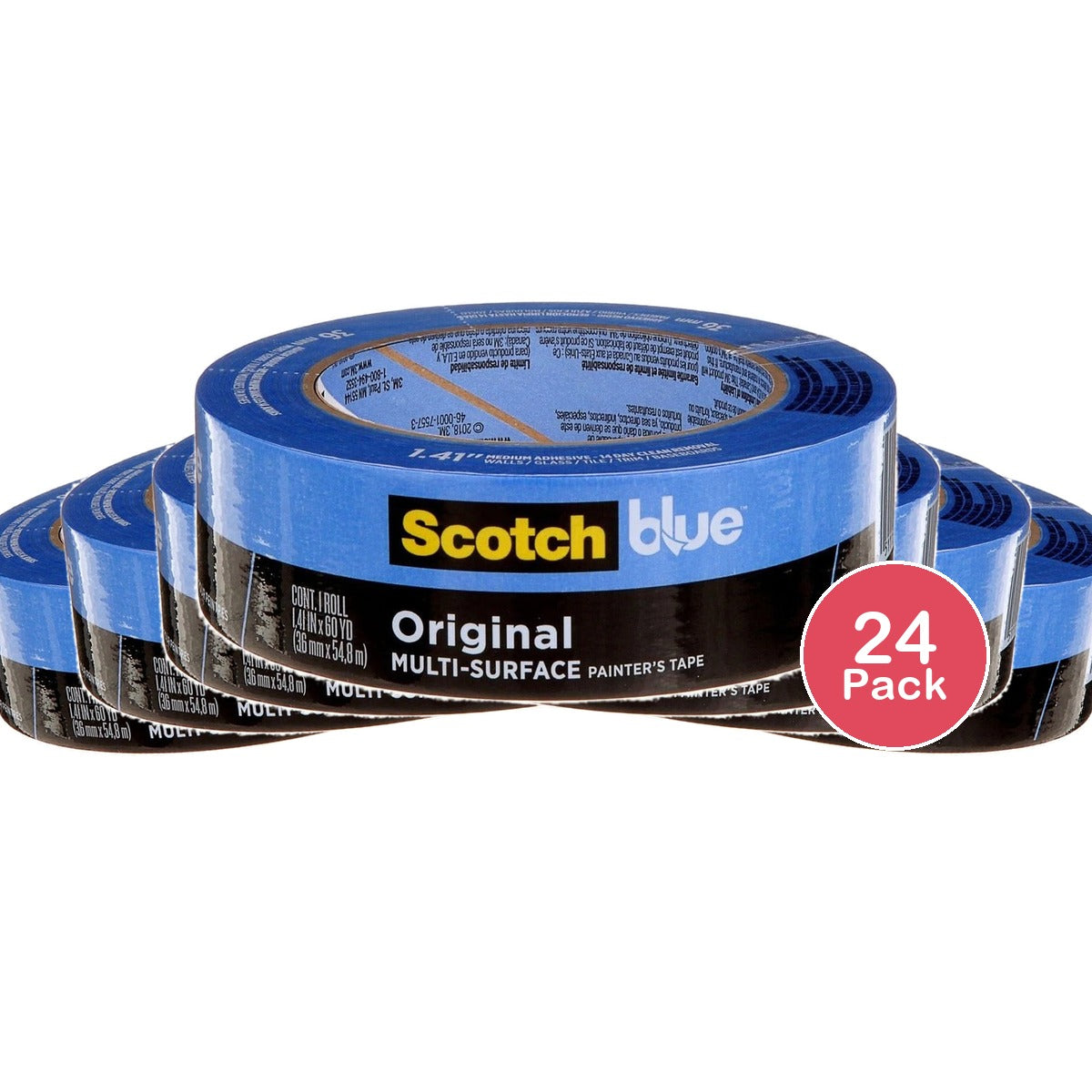 ScotchBlue Painter's Tape 1.41" x 60 Yd (Pack of 24)
