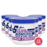 Scurl Texturizer Wave Curl Creme Maximum Strength 15 Oz (Pack of 12)