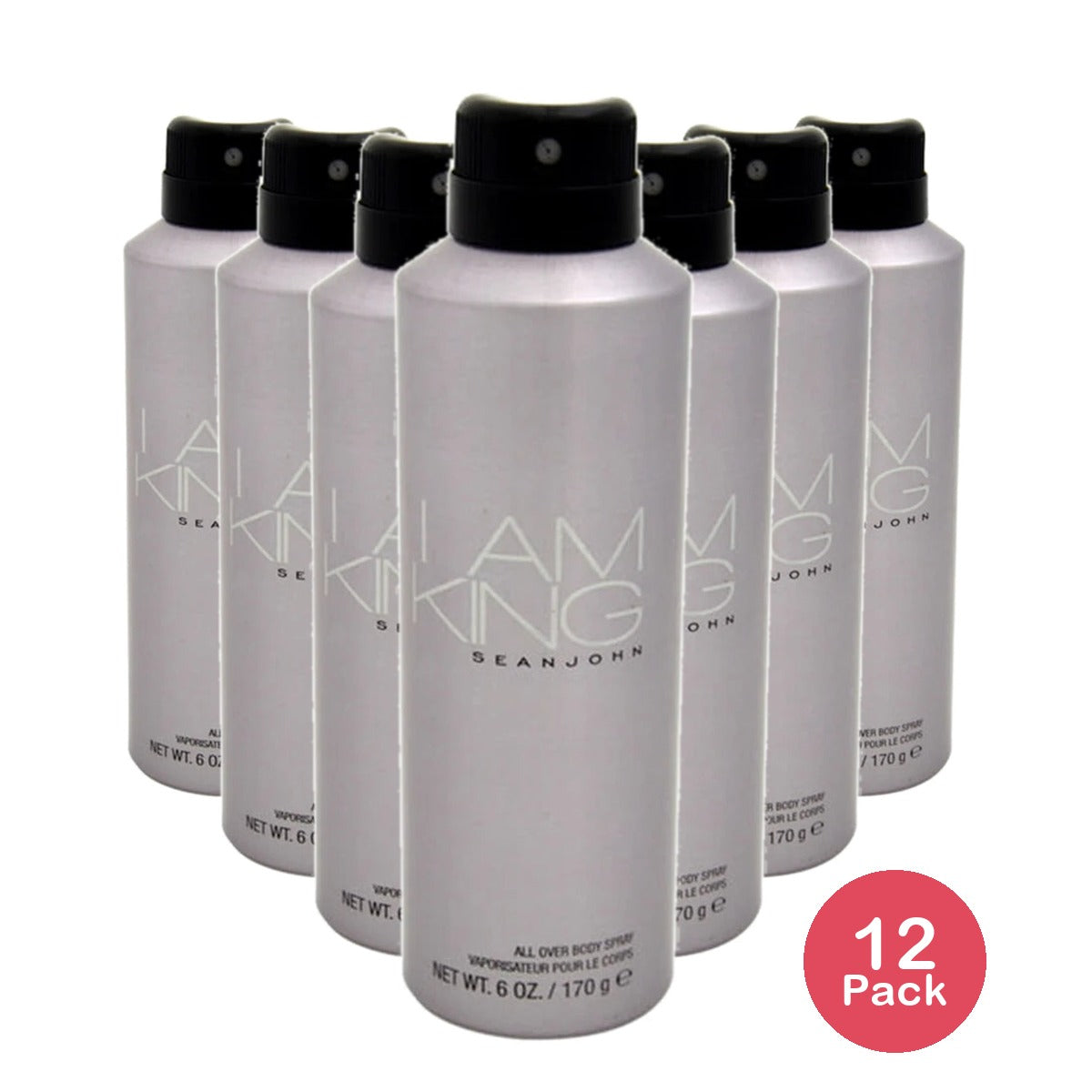 Sean John I Am King Body Spray (Pack of 12) 6.0 Oz