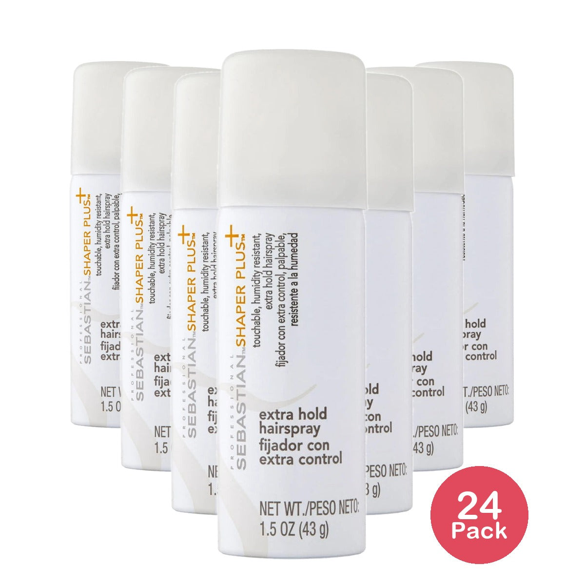 Sebastian Professional Shaper Plus Hairspray 1.5 Oz 1.5 oz (Pack of 24)