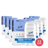 Secret Clinical Strength Light and Fresh Soft Solid Antiperspirant & Deodorant - (Pack of 12)
