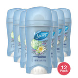 Secret Fresh Antiperspirant And Deodorant Invisible Solid Cool Waterlily 2.6Oz (Pack of 12)