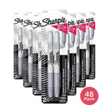 Sharpie Permanent Markers, Fine Point, Metallic, 2 Pack (39108PP) (Pack of 48)