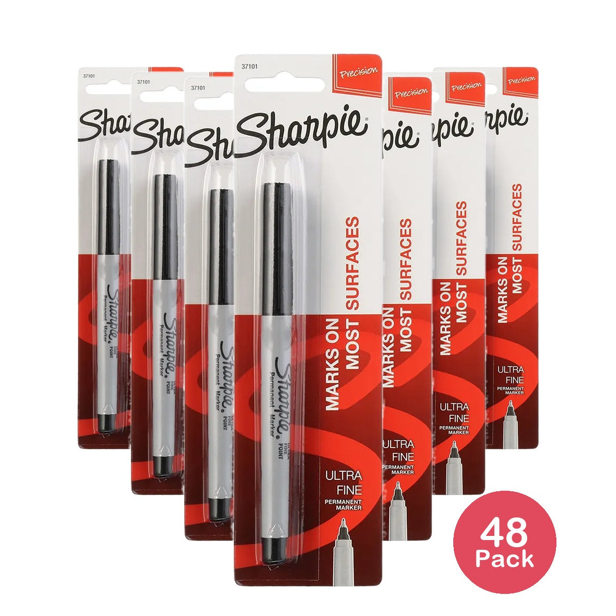 Sharpie Ultra Fine Point Marker Black 0.317Oz (Pack Of 48)
