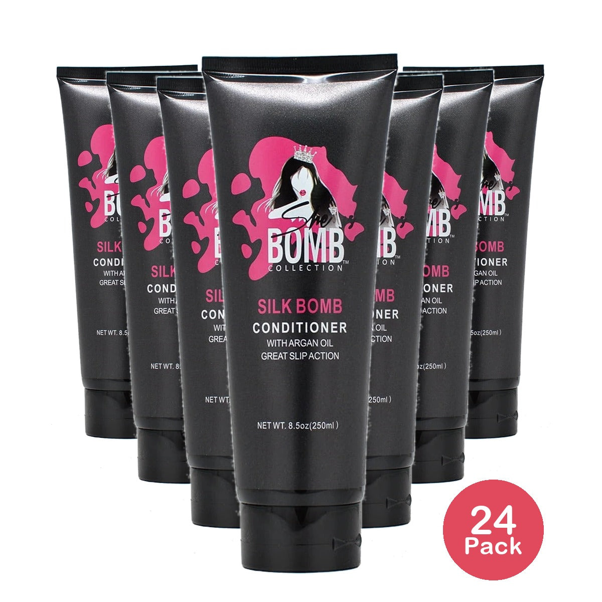 She Is Bomb Collection - Silk Bomb Conditioner 8.5 Oz (Pack of 24)
