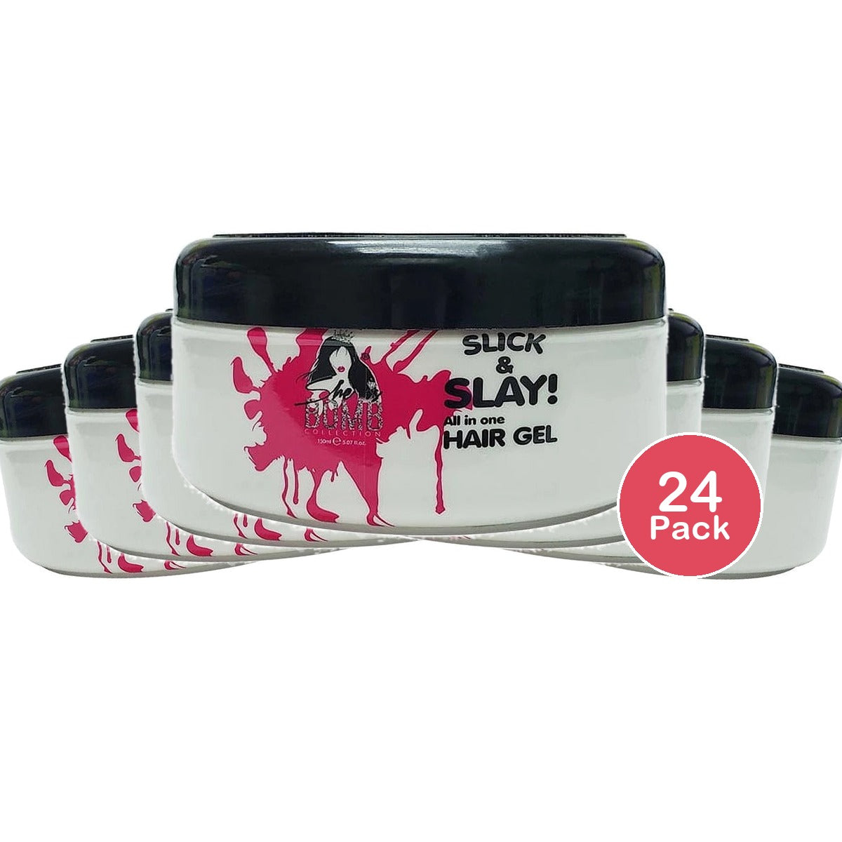She Is Bomb Collection Slick & Slay Hair Gel 5.07oz/ (Pack of 24)