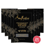 Shea Moisture African Black Soap Face Mud Mask Packette 0.5Oz (Pack Of 24)
