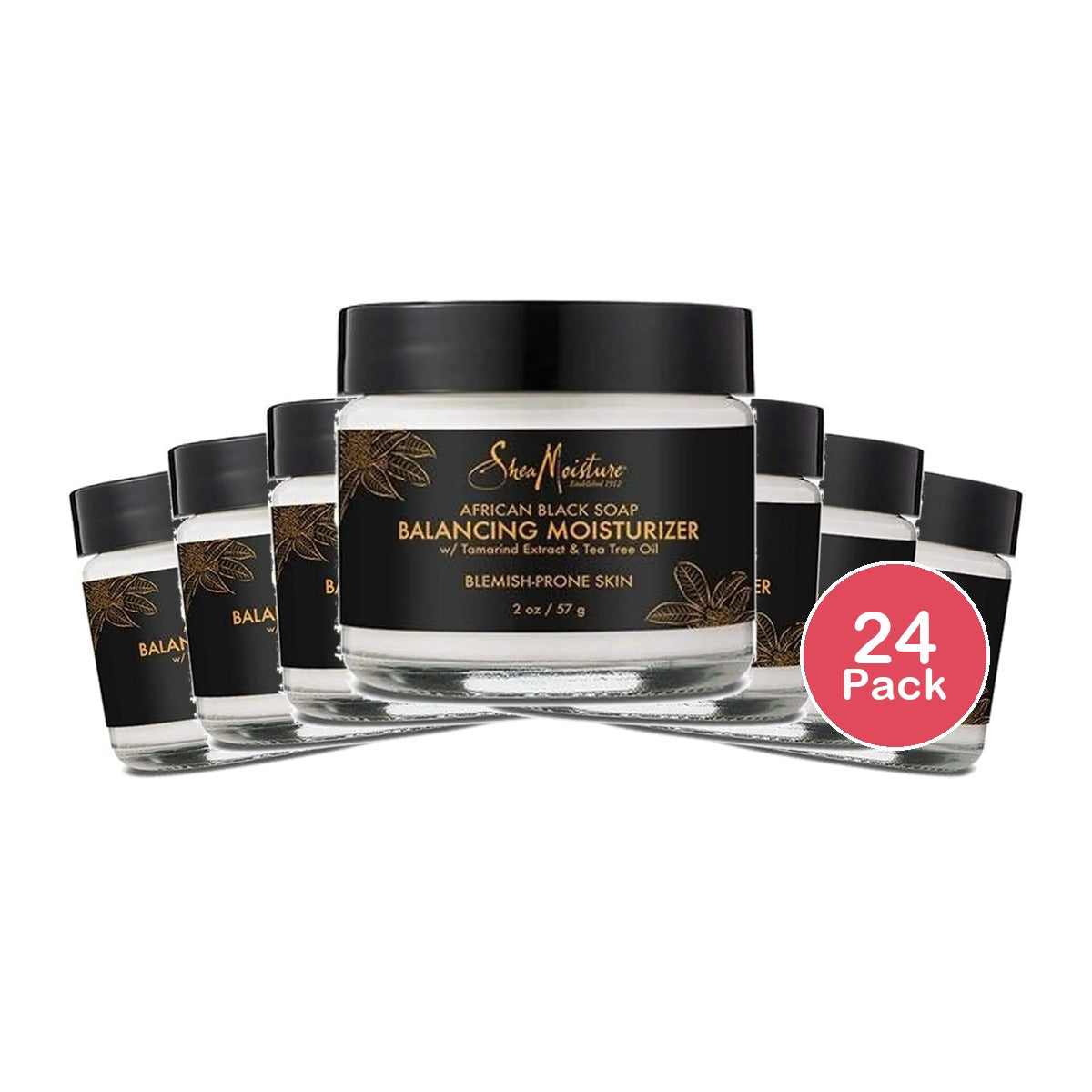 SheaMoisture African Black Soap Balancing Moisturizer 2 Oz (Pack of 24)