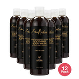 SheaMoisture African Black Soap Body Wash 13 Fl Oz (Pack of 12)